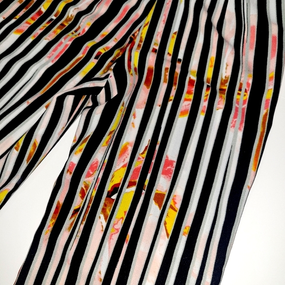 Palazzo BISOU BISOU flowy Flare pants size XS - Picture 10 of 11